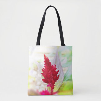 Red Celosia Canvas tas