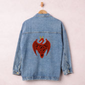 Red Celtic Dragon Denim Jacket (Hangar)