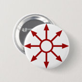 Red Chaote Sigil Ronde Button 5,7 Cm (Voorkant /achterkant)