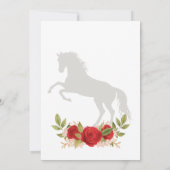 Red Charro Invitation, Invitation Occidentale Mexi (Dos)