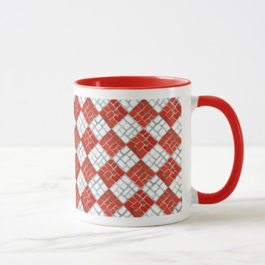 RED CHECK MOSAIC Red Combo Mok (Rechts)