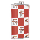 Red check with mushroom heupfles (Rechts)