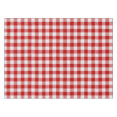 Red Checkered Gingham Tablecloth Tafelkleed (Voorkant (Horizontaal))