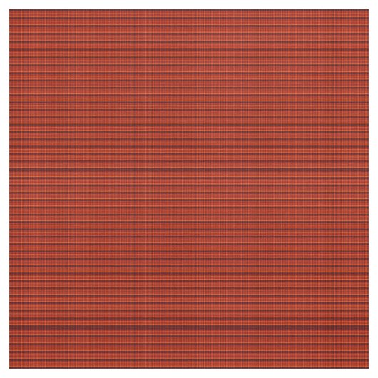 Red Checks Tartan Print, Stof (Swatch)