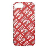 Red Cheer Love Pattern Case-Mate iPhone Case (Achterkant)
