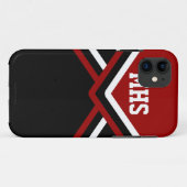 Red Cheer Uniform Iphone 5/5s Hoesje (Achterkant (horizontaal))