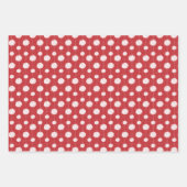 Red Cheerleader Pom Pom Pattern Inpakpapier Vel (Voorkant)