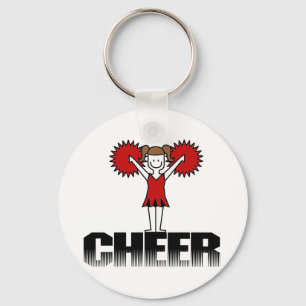 Red Cheerleader T-shirts en cadeautjes Sleutelhanger