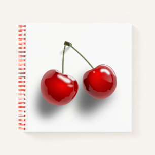 Red Cherries Cute Modern Carnet / Journal