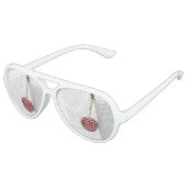 Red Cherry Berry Aviator Zonnebril (Gekanteld)