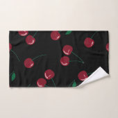 Red Cherry Black Bad Handdoek (Handdoek)