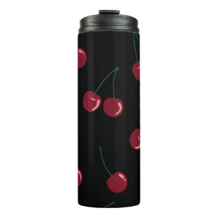 Red Cherry Black Thermosbeker