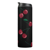 Red Cherry Black Thermosbeker (Geroteerd rechts)