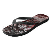 Red Cherry Blossom Tree Teenslippers (Schuin)