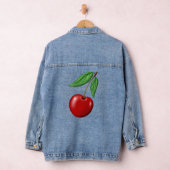 Red Cherry grafisch ontwerp Denim Jacket (Hangar)