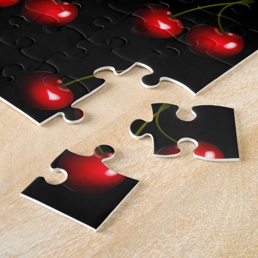 Red Cherry Jigsaw Puzzle Sweet Gig (Côté)