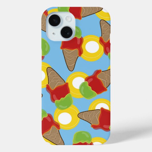 Red Cherry Limoen Retro Summer Ice Cream Casing Case-Mate iPhone Case (Achterkant)