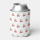 Red Cherry Pattern Fresh Fruit Modern Party Blikjeskoeler (Blikje Voorkant)