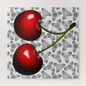 Red Cherry Puzzle Sweet Cherries (Horizontal)