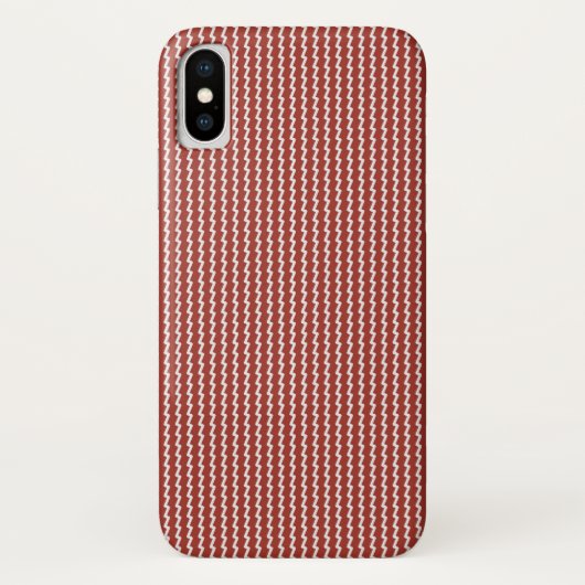 Red Chevron Case-Mate iPhone Case (Achterkant)