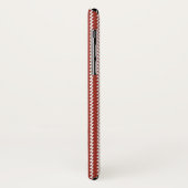 Red Chevron Case-Mate iPhone Case (Achterkant/links)