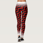 Red Chevron op je kolonel. Leggings (Achterkant)
