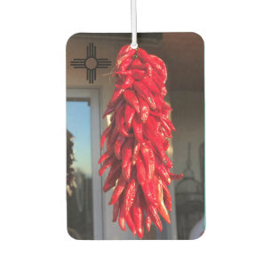Red Chile Ristra Biscochito New Mexico Zia Auto Luchtverfrisser