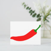 Red Chili Briefkaart (Staand voorkant)