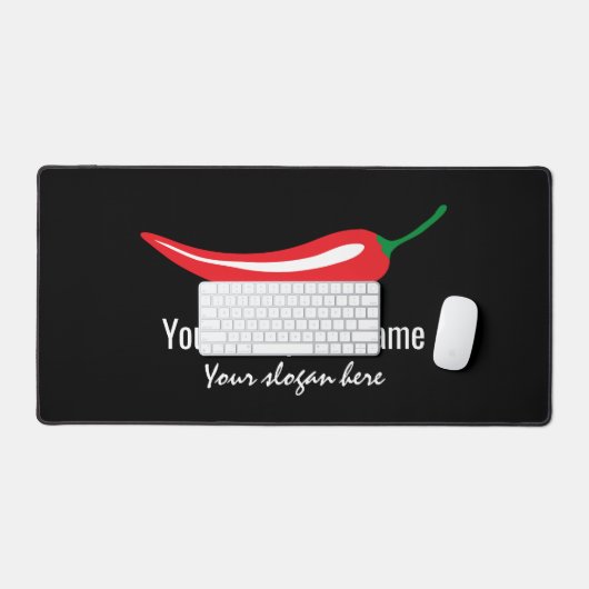 Red chili pepper company logo template (Clavier et souris)