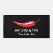 Red chili pepper company logo template (Recto)