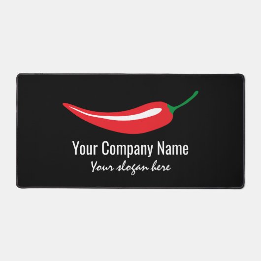 Red chili pepper company logo template (Recto)