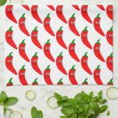 Red Chili Pepper Kitchen Towel Theedoek (Gevouwen)