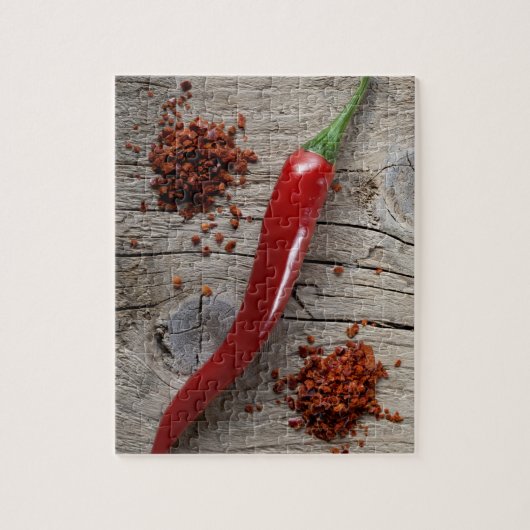 Red Chili Pepper Legpuzzel (Verticaal)