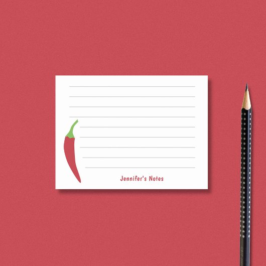 Red Chili Pepper Post-it® Notes