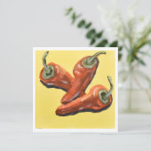 Red Chili Pepper Trio Kaart (Staand voorkant)