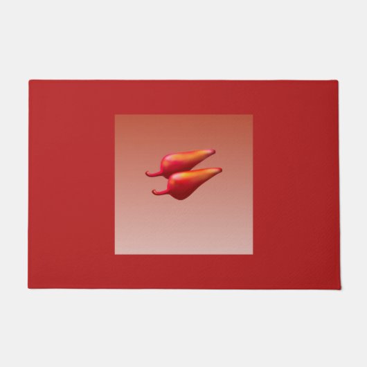 Red Chili Peppers deurmat (Voorkant)