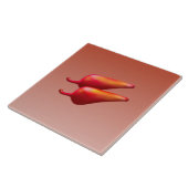 Red Chili Peppers gros carreaux (Côté)