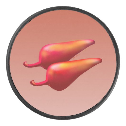 Red Chili Peppers hockey puck (Voorkant)