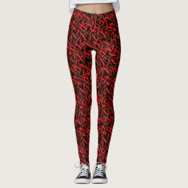 Red Chili Peppers Leggings