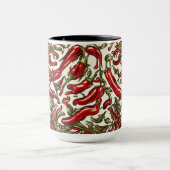 Red Chili Peppers  Patroon Mok (Midden)
