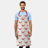 Red Chili Peppers Pattern Schort (Gedragen)