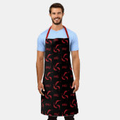Red Chili Peppers Pattern Schort (Gedragen)