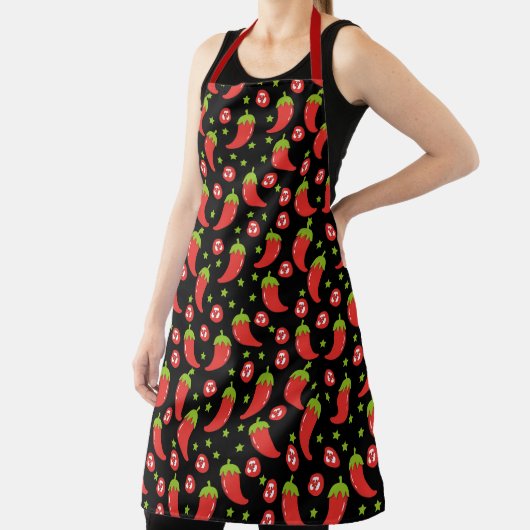 Red Chili Peppers Pattern Schort (Insitu)