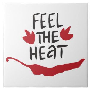 Red Chili Peppers Quote Tegeltje