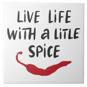 Red Chili Peppers Quote Tegeltje