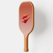 Red Chili Peppers tan pickleball paddle (Links)