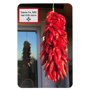 Red Chili Ristra Santa Fe Style koelkast Magneet