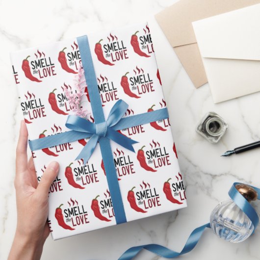 Red Chili Ruik de liefde Cadeaupapier (Geschenken)