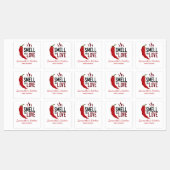 Red Chili Ruik de liefde Labels (Vel)