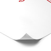 Red Chili Ruik de liefde Poster (Hoek)